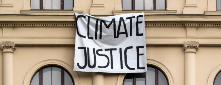 apoiando nosso objetivo geral de justiça climática