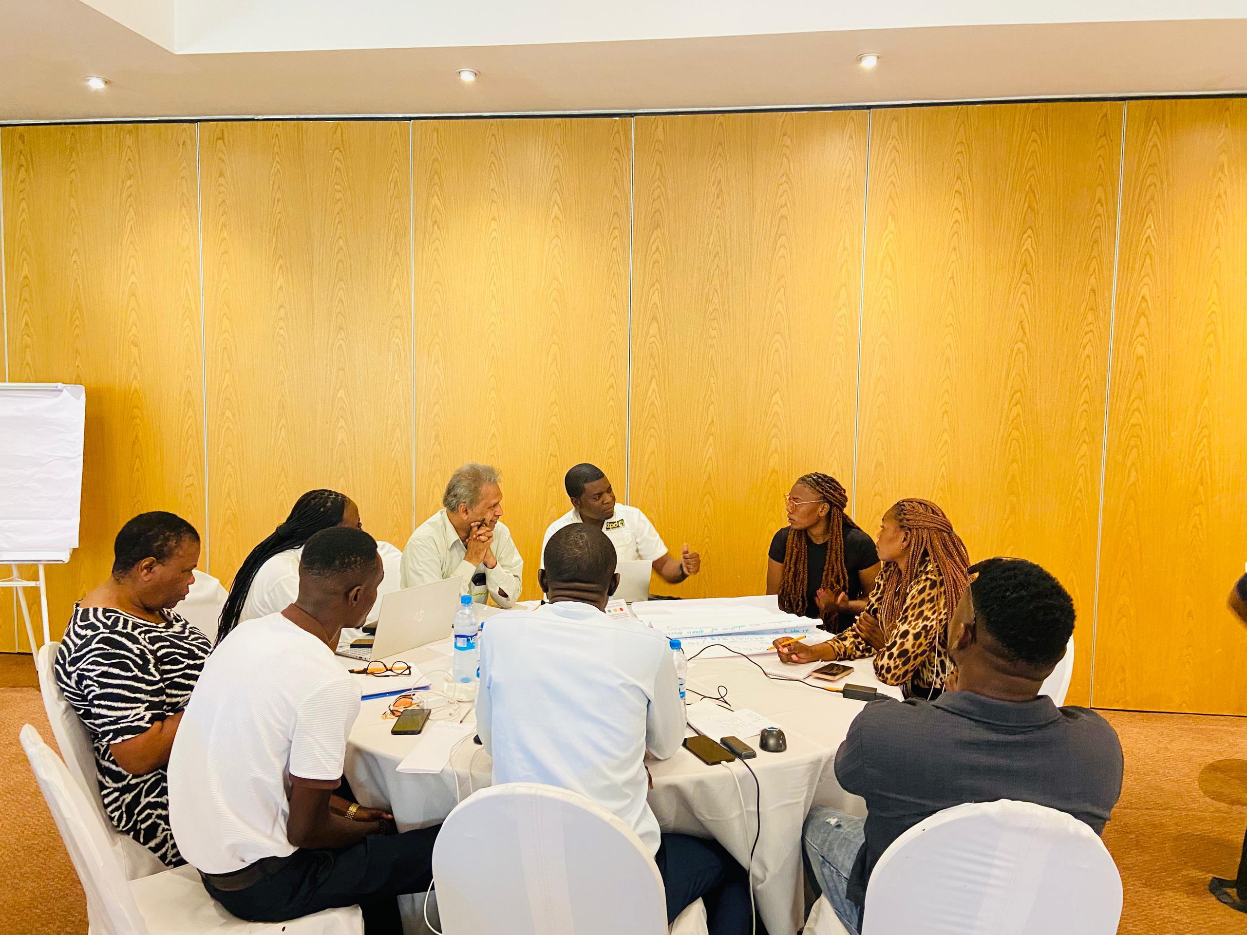 Réflexion en groupe et séance plénière sur la mobilisation de l'engagement collectif pour soutenir le mouvement pour la justice climatique au-delà de la durée de vie du programme EVC.